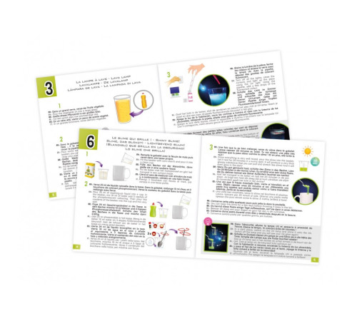 buki bk3011 set de joc "mini laborator fluo & glow"