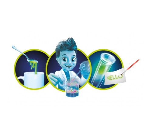 buki bk3011 set de joc "mini laborator fluo & glow"