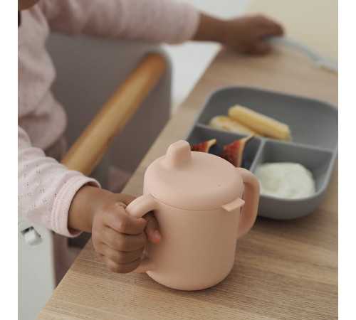 beaba 5068 set de masa din silicon (3 piese) roz