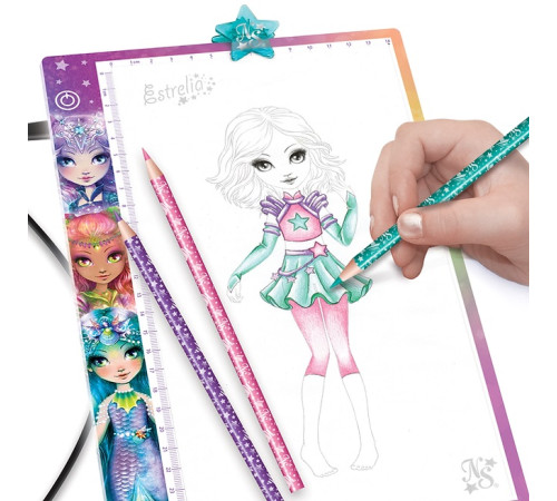 nebulous stars 11214 set creativ "fashion designer light pad"
