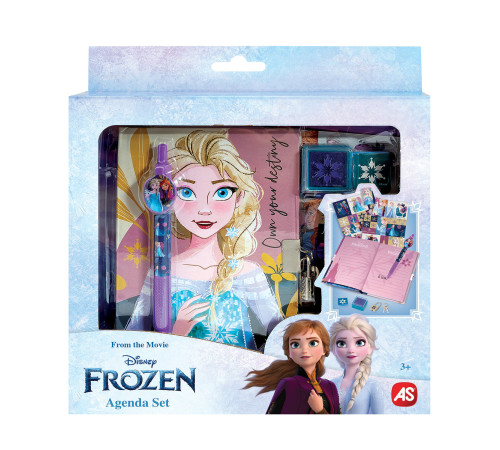as kids 1027-64235 Дневник с замком и ручкой "frozen" (в асс.)