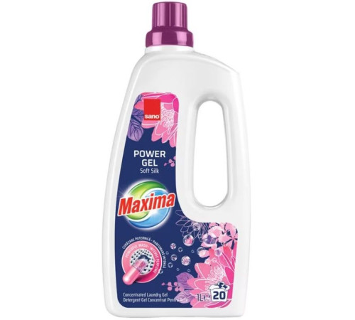 Produse chimice de uz casnic in Moldova sano maxima detergent gel de rufe "soft silk" (1 l.) 993222