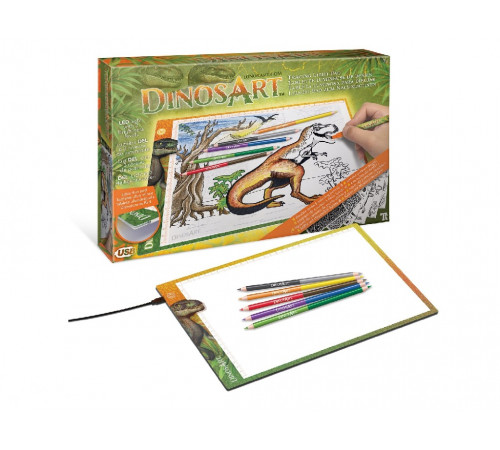 dinosart 15151 Набор для творчества "tracing light pad"