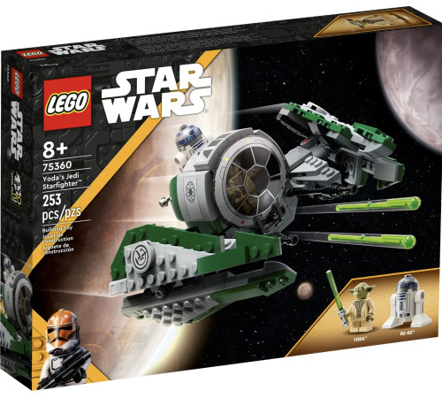  lego star wars 75360 constructor "yoda's jedi starfighter ™" (253 el)