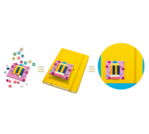 lego dots 41957 constructor "mega pachet cu petice adezive" (486 el.)
