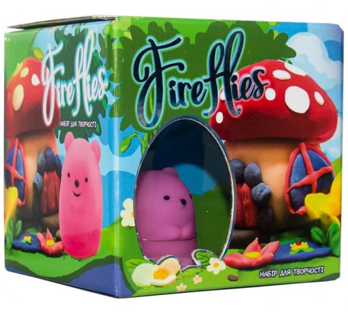  strateg leo 30412 set de creativitate "fireflies - ursuleț"