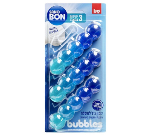  sano sapun-gel wc sanobon bubbles ocean (3x35 gr) 357653
