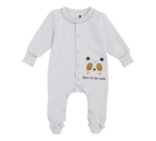 Haine pentru copii in Moldova Minikin 242860156 Salopetă "Happy Baby" (m.56) gri  minikin 242860156 salopetă "happy baby" (m.56) gri