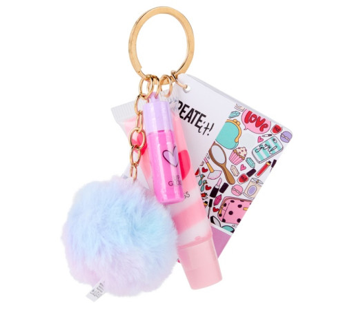 Детский магазин в Кишиневе в Молдове create it 84582 Набор блесков для губ на брелке с помпоном (2 шт.)