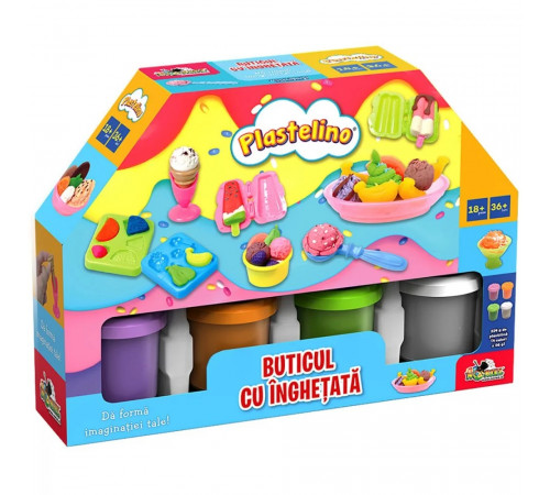 plastelino int3510  set de plastilină "buticul cu inghetata"
