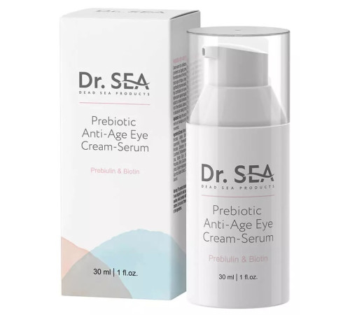  dr.sea Антивозрастная крем-сыворотка для области вокруг глаз с пребиотиком (30 мл) 020158