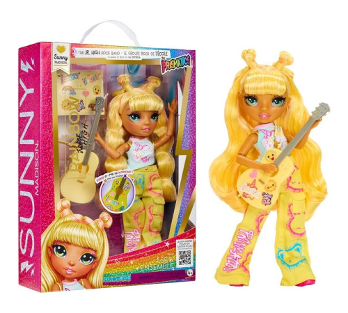  rainbow high 565628 Кукла "sunny madison" серия "junior high rockband"