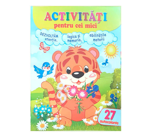 Занятия для малышей "Тигр" +27 наклеек (ro)