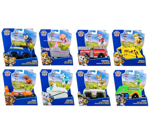  spin maste 6071153 mașini de bază paw patrol cu figurine (în sort.)
