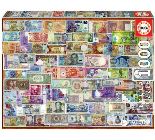 Educa 17659 Пазлы "Банкноты" (1000 эл.)  educa 17659 Пазлы "Банкноты" (1000 эл.)