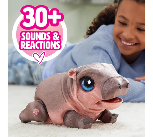 furreal friends 28179 Интерактивная мягкая игрушка "sally the silly hippo"