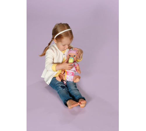 zapf creation 834596 bebeluș frumos baby born cu accesorii (36 cm)