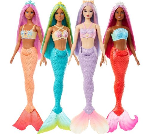  barbie hrr02 papușa barbie dreamtopia "sirena cu păr multicolor" (in sort.)