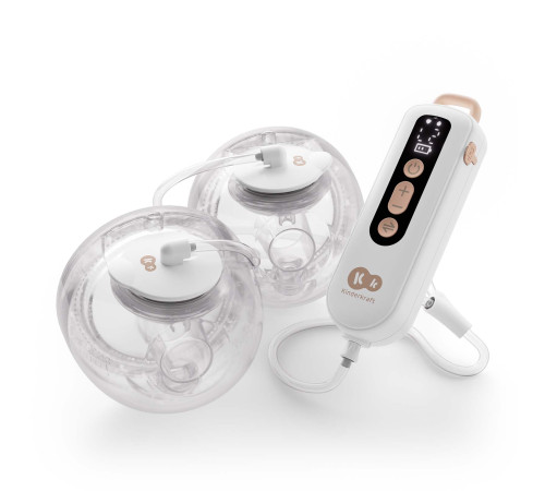 kinderkraft Двойной электрический молокоотсос gentleflow (золотой)