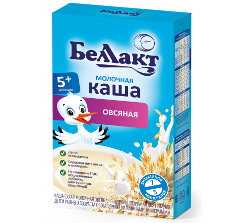  Беллакт terci de ovăz cu lapte (5m +) 200 gr.