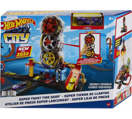 hot wheels hdp02 Игровой набор "Сити Супер Твист"