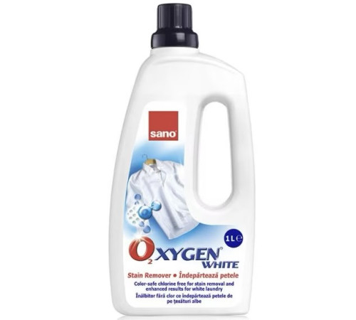  sano soluție pentru îndepărtarea petelor oxygen white gel (1l.) 991105