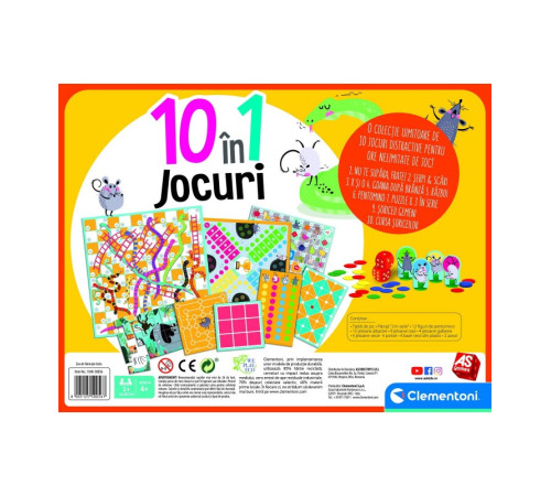 as kids 1040-50056 set de jocuri educative 10 în 1 (ro)