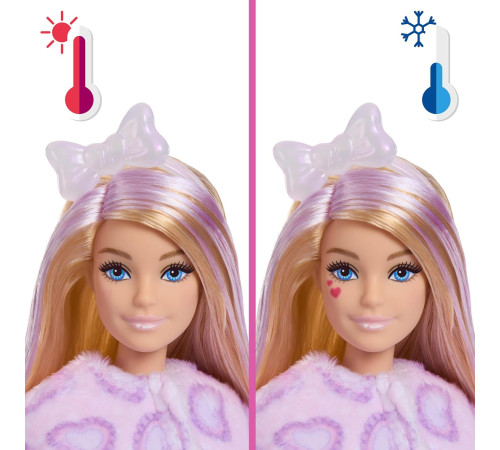 barbie jjp64 păpușă "cutie reveal: pisicuță&rdquo;seria "fundițe drăguțe"
