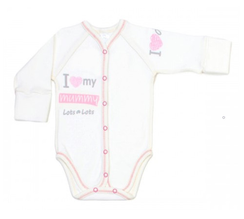 Haine pentru copii in Moldova veres 102.81-9.62 body "i love my mammy" pink (m.62)