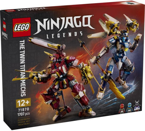 Детский&nbsp;магазин в Кишиневе в Молдове lego ninjago 71870 Конструктор "Парные роботы-титаны" (1707 дет.)