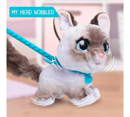 furreal friends 28059j Интерактивная игрушка "Кошечка на поводке"
