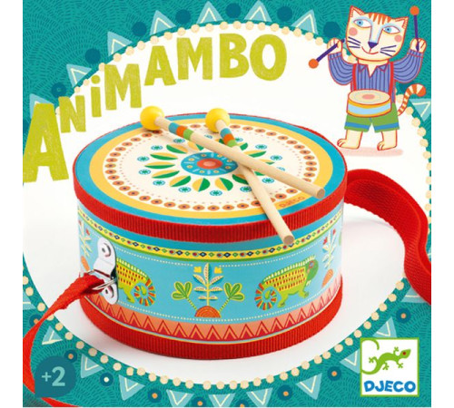 djeco dj06004 Музыкальная игрушки "Барабан"