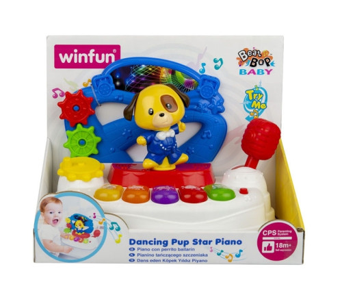 winfun 000796 Музыкальная игрушка-пианино "Танцующий щенок"