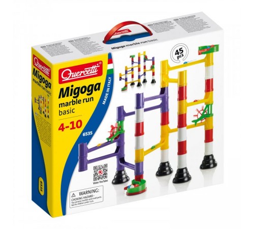  quercetti 6535 track marble run basic 45 buc