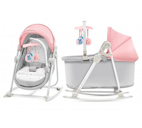 KinderKraft Колыбель-шезлонг 5-в-1 Unimo розовый kinderkraft Колыбель-шезлонг 5-в-1 unimo розовый