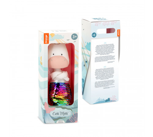 orange toys jucărie moale "unicornul daphne: sirena" cm09-15 (30 cm.)