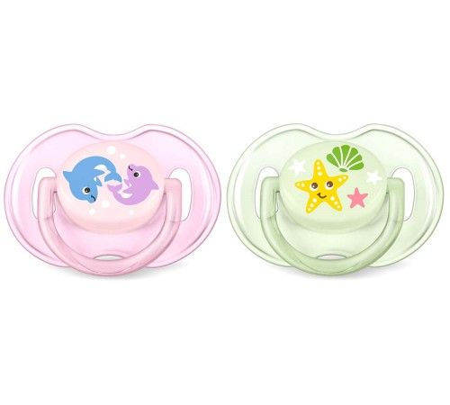 avent scf169/36 suzeta din silicon classic (0-6 m.) 2 buc.