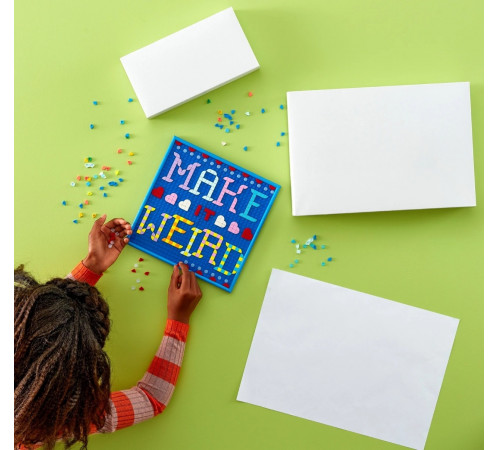 lego dots 41950 constructor "set mare de plăci: litere" (722 el.)