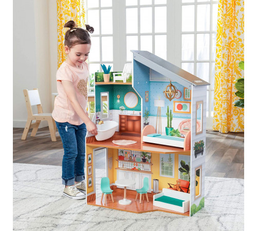 kidkraft 65988-csm casă pentru păpuși "emily dollhouse"