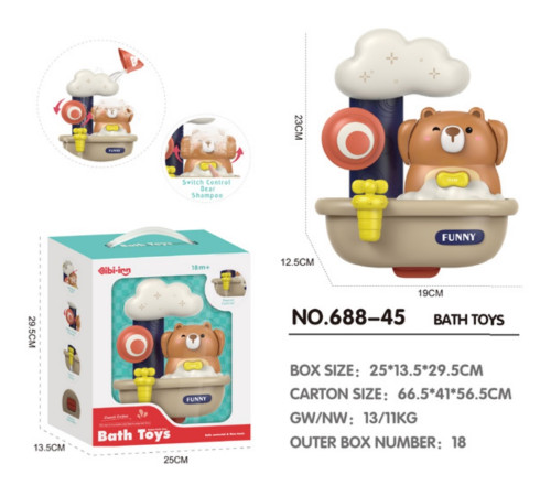 bibiin toys 688-45 jucărie generator de spumă "ursuleț"
