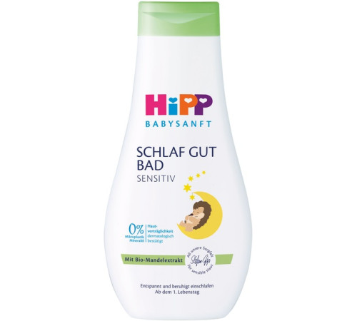  hipp 90115 spuma de baie babysanft "noapte buna" (350 ml)