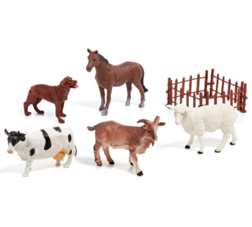 molto 23252 set de figurine "fauna farm animals" (5 buc.)