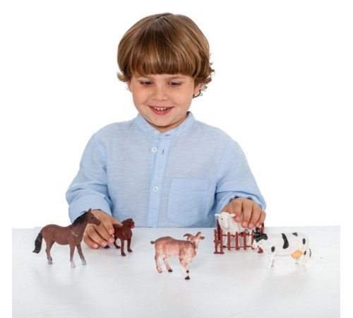 molto 23252 set de figurine "fauna farm animals" (5 buc.)