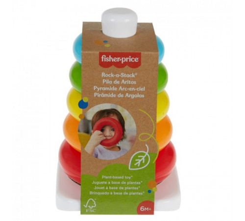 fisher-price grf09 jucărie ecologică "piramida"