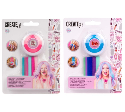 create it 84517 set de par "creta colorata cu accesorii" in sort.