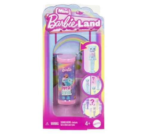 barbie jcr15 Кукла-сюрприз "mini barbieland color reveal" Мягкие и пушистые