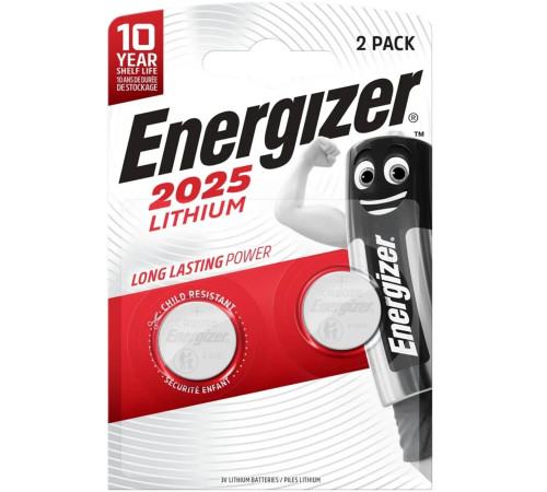 energizer cr2025 Батарейки lithium (2 шт.)