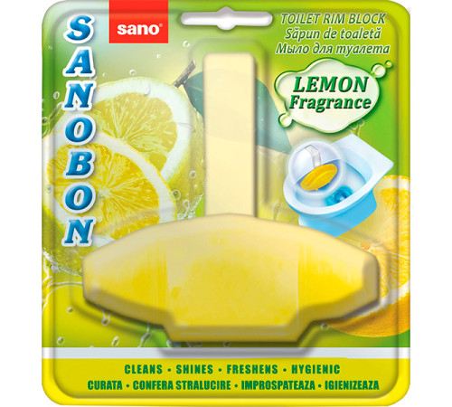 Produse chimice de uz casnic in Moldova sano săpun odorizant wc sanobon lemon (55 g) 287430