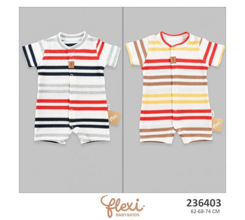 Детская одежда в Молдове flexi 236403  Песочник (62/68/74 см.) в асс.