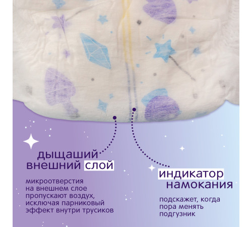 joonies magic nights scutece-chilotei m (6-11 kg.) 24 buc.